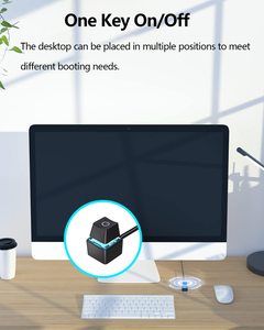 Máy tính để bàn Power On Off switch cung cấp kiểm soát Adapter Cáp bên ngoài PC nút nguồn ATX trường hợp Bo mạch chủ chuyển đổi SW Cáp - Product Image 2