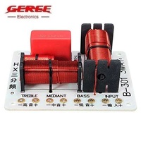 Carte de Diviseur de Fréquence Audio 3 Voies 150W pour Haut-parleurs 4/8 Ohms – Répartiteur de Basses et Aigus pour Systèmes Sonores Domestiques DIY
