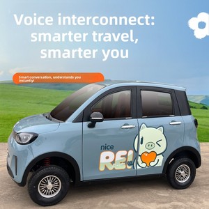 Vehículo Eléctrico Cerrado de Baja Velocidad para Adultos, Mini Auto LS EV de 4 Ruedas para el Desplazamiento Diario de Personas Mayores y Conducción en el Vecindario - Product Image 2