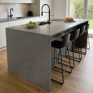 Mặt bàn đá nhân tạo giả da màu xám bê tông bền chắc năm 2025 dùng cho đảo bếp, mặt bàn phòng tắm - Product Image 2