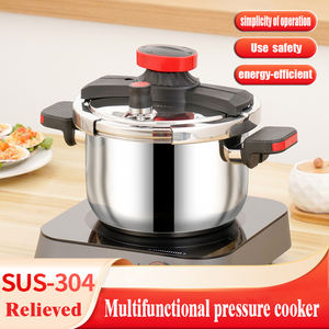 Casserole à pression à <span class=keywords><strong>induction</strong></span> en acier inoxydable DMD 304SS, écologique, <span class=keywords><strong>20</strong></span> <span class=keywords><strong>litres</strong></span>, pour usage domestique, avec support de casserole à verrouillage facile, composite - Product Image 4