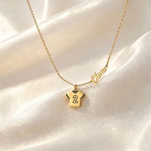 Nuevo Collar con Colgante Minimalista Chapado en <span class=keywords><strong>Oro</strong></span> Estilo Europeo Americano para Mujer <span class=keywords><strong>de</strong></span> <span class=keywords><strong>Amazon</strong></span>, con Cadena <span class=keywords><strong>de</strong></span> Bambú, Ideal para Combinar con Atuendos Deportivos - Product Image 2
