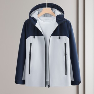 Veste d'extérieur pour <span class=keywords><strong>homme</strong></span>, <span class=keywords><strong>imperméable</strong></span>, pour la <span class=keywords><strong>randonnée</strong></span>, avec logo personnalisé, en softshell, chaude, à capuche, coupe-vent, pour l'hiver - Product Image 1