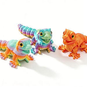 Vashine - Juguetes <span class=keywords><strong>de</strong></span> Lizardo <span class=keywords><strong>de</strong></span> Cristal Flexibles, Coloridos y Divertidos, Impresos en 3D, Material PLA, <span class=keywords><strong>Figuras</strong></span> <span class=keywords><strong>de</strong></span> Acción para Niños, Juguetes Coleccionables - Product Image 2