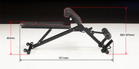 Chaise romaine d'extension arrière DY-3009 Offre Spéciale pour la salle de sport et le banc commercial AB en métal à usage domestique