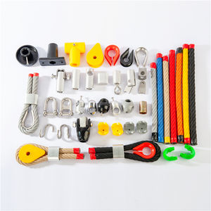 Cuerda de Plástico para Parque Infantil con Núcleo de Acero, Plataformas de Columpio para Trepar Árboles, Circuito al Aire Libre, Multifilamento de Polipropileno, Colores - Product Image 5