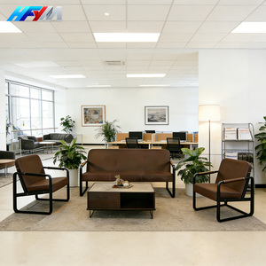 أريكة انتظار معدنية بثلاثة مقاعد بتصميم عصري شائع للمكاتب والمطارات وصالونات الانتظار - Product Image 4