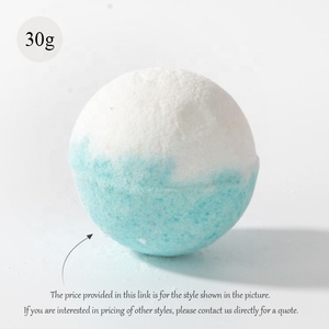 글로웨이 목욕 용품 향수-맞춤형 1 팩 바다 바닥 색상 30G 보습 블루 목욕 공 폭탄 휴식 촉진 - Product Image 2
