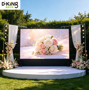 Mur vidéo LED extérieur à louer pour mariage en plein air, écran LED couleur haute luminosité P2.6 P3.91 pour scène de jardin en journée - Product Image 1