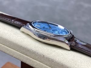 Reloj Mecánico de Lujo de Súper Calidad, 40 mm, 8+ de Fábrica, Acero 904, Movimiento ETA 7140, Esfera Azul 52-509, Reloj 1908 - Product Image 4