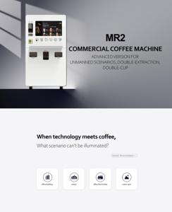 เครื่องจำหน่ายกาแฟอัตโนมัติพร้อมฟังก์ชั่นชาเย็นและนม รุ่น MR2-14BC-A กาแฟบดสดใหม่ ให้กาแฟบดสดจากเครื่องบด - Product Image 4