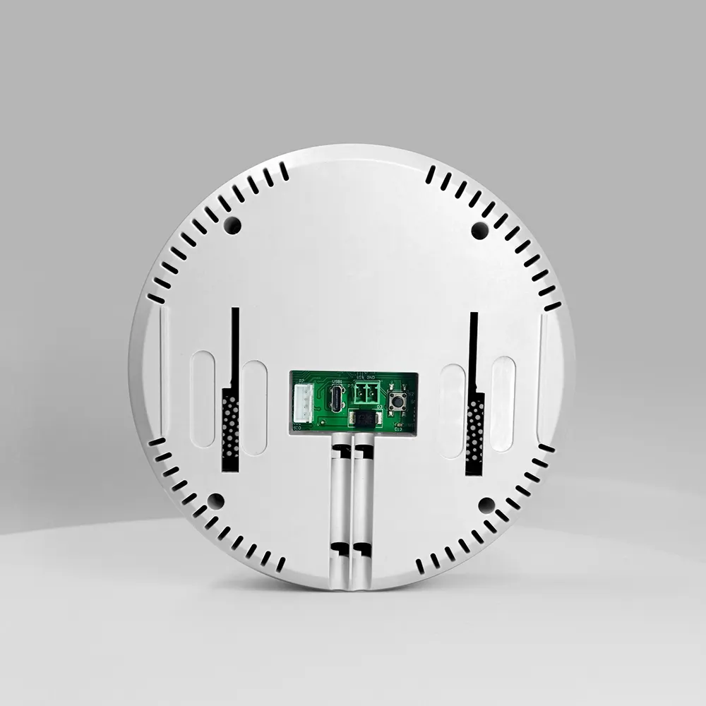 8 In 1 Tuya Wifi LoraWan Pm2.5 가정용 CO2 포름 알데히드 스마트 공기질 감지기