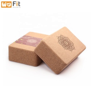 Tùy Chỉnh Logo Tái Chế Sinh Thái Thân Thiện 100% Bằng Gỗ Tự Nhiên <span class=keywords><strong>Yoga</strong></span> Gạch Cao Cấp Cork Bọt Hữu Cơ <span class=keywords><strong>Yoga</strong></span> Khối Set Đối Với Tập Thể Dục - Product Image 2
