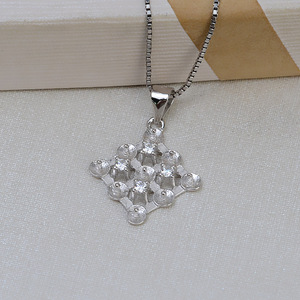 S925 Silver Multi-<b>Pearl</b> Pendant <b>Headband</b> Set Personalized Women's 4-5 <b>Pearl</b> Jewelry Accessories Fashionable Empty Pendants - Product Image 2