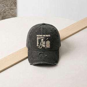 Gorra <span class=keywords><strong>de</strong></span> Béisbol Promocional Unisex Vintage <span class=keywords><strong>de</strong></span> Algodón Lavado con Efecto Desgastado para Protección Facial al por Mayor - Product Image 1