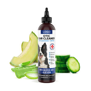 プライベートラベル有機獣医治療ペット耳洗浄ウォッシュドロップ感染療法犬猫耳クリーナー - Product Image 1