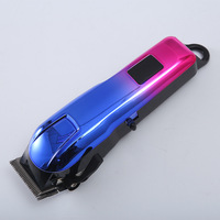 Tondeuse à cheveux professionnelle brossée sur mesure 7500 tr/min pour barbier, autonomie longue durée 220 min, avec 4 peignes limiteurs