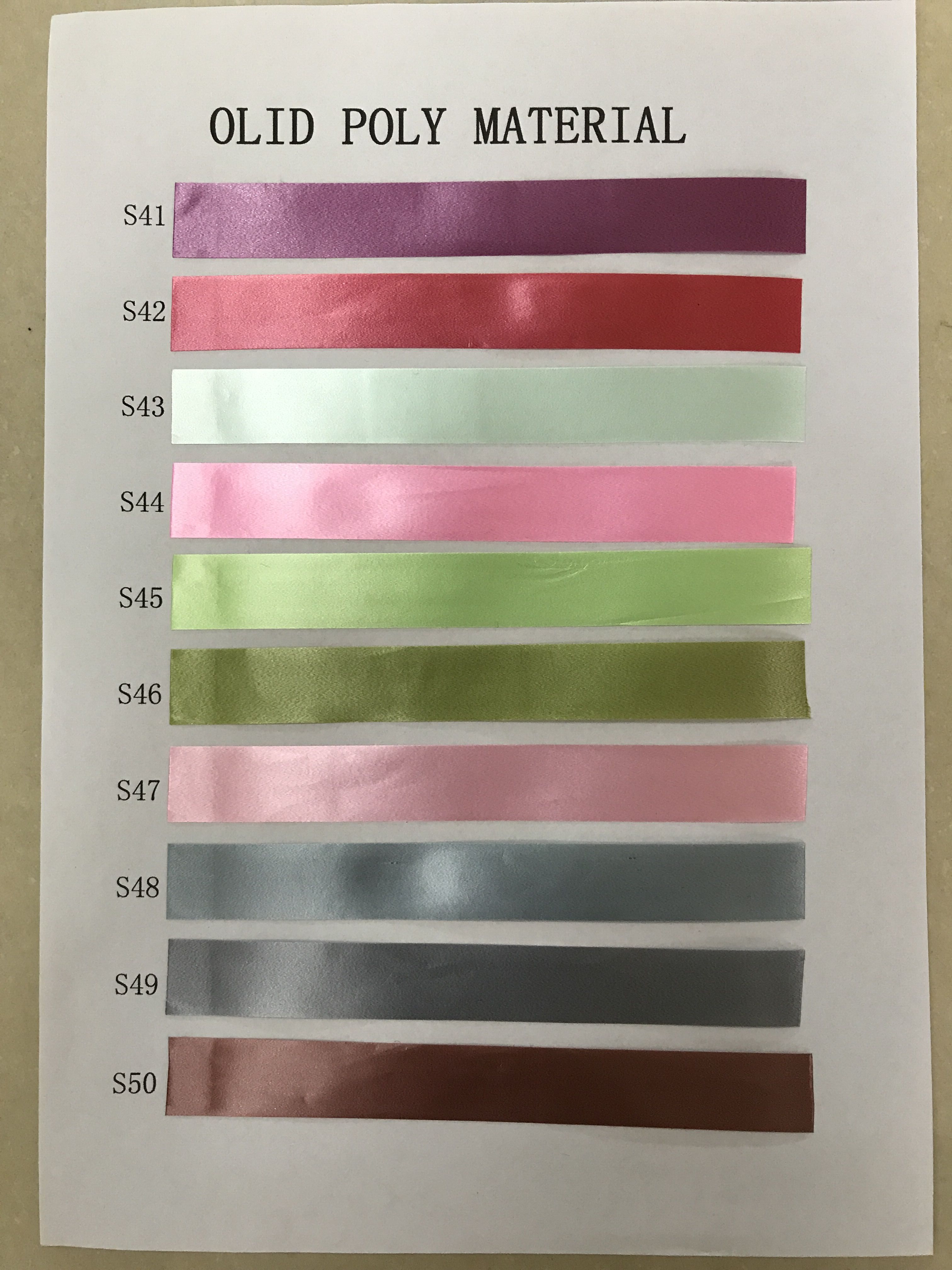 Color chart 5