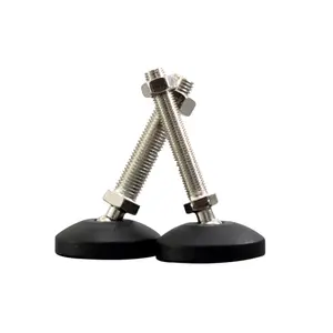 M8 M10 M12 Swivel Adjustment Leveling Feet Chrome Furniture Sofa Feet Galvanized Leveling Feet