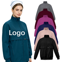 Blouse d'infirmière personnalisable, veste de travail brodée pour infirmières, uniforme d'hôpital pour infirmières