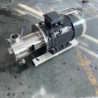 Pompa Emulsifier High Shear untuk Krim Kosmetik dan Mayonnaise, Mixer In-line, Pompa Homogenizer In-line Satu Tahap, 3 Tahap, Rator Stator