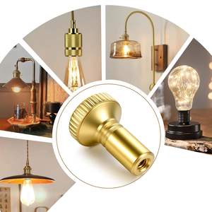 Изготовленные на заказ латунные ручки-переключатели для светильников по чертежам, замена поворотных выключателей света, детали, обработанные на станках с ЧПУ - Product Image 3