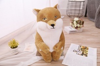 Nouvelle Peluche Style Bouddha en position assise, Oiseau à grande bouche, Cigogne à tête de baleine, Poupée renard, Coussin décoratif pour la maison OEM ODM