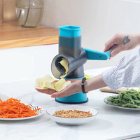 Nouvelle mandoline de cuisine, trancheuse multifonctionnelle pour légumes, trancheuse manuelle pour légumes et hachoir, râpe à tambour de table