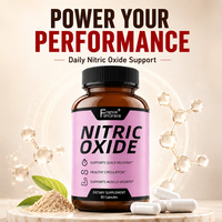 Fabricant OEM de suppléments d'oxyde nitrique avec L-citrulline et L-arginine pour le soutien musculaire, 80 capsules d'oxyde nitrique