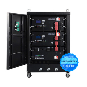 แบตเตอรี่ลิเธียมไอรอนฟอสเฟตแรงดันสูง 48V 50AH/100AH/200AH 4.8KWH/9.6KWH IP65 CAN สำหรับระบบพลังงานแสงอาทิตย์ภายในบ้าน - Product Image 2