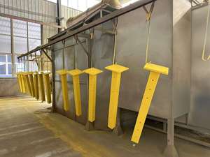 חם מוכר קריסת פלדה חם מגן מלגזה מעקות מחסן מסילות רכבת מתכת מחסומי בטיחות תנועה - Product Image 4