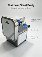 Machine à couper les légumes commerciale, coupe-légumes multifonctionnel pour trancher, hacher et couper en dés