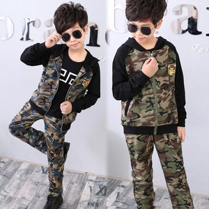 Pantaloni e top mimetici per bambini Set di abbigliamento per la moda - Product Image 2