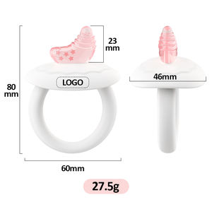 <span class=keywords><strong>Anneau</strong></span> <span class=keywords><strong>de</strong></span> <span class=keywords><strong>dentition</strong></span> <span class=keywords><strong>de</strong></span> voyage Clip sur porte-sucette Design compact sans BPA jouet à mâcher <span class=keywords><strong>anneau</strong></span> <span class=keywords><strong>de</strong></span> <span class=keywords><strong>dentition</strong></span> apaisant pour bébé - Product Image 5