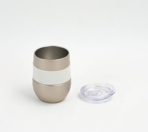 Gobelet à vin isotherme à double paroi de 350 ml, gobelet à vide pour garder les boissons fraîches avec <span class=keywords><strong>gel</strong></span> de silicone - Product Image 4