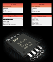 Interfaz de mano V311 Elm327 Pantalla a color OBD2 Escáner de vehículo ABS Analizador eléctrico/Lector de código Detector Automóvil