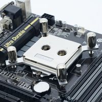 Bloc de refroidissement liquide pour processeur, bloc liquide entièrement en cuivre, bloc de refroidissement pour processeur, compatible avec 115X. INTEL-JB3T