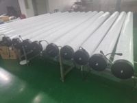 Tube lumineux LED sur pied de 2,5 m, 3D DMX RGB, diamètre 150 mm, éclairage de scène à pixels pour événements et sonorisation