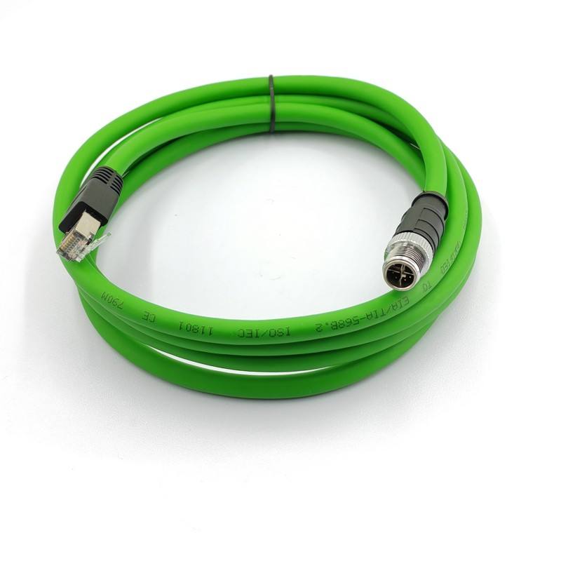 M12 X Code Male 8pin to RJ45