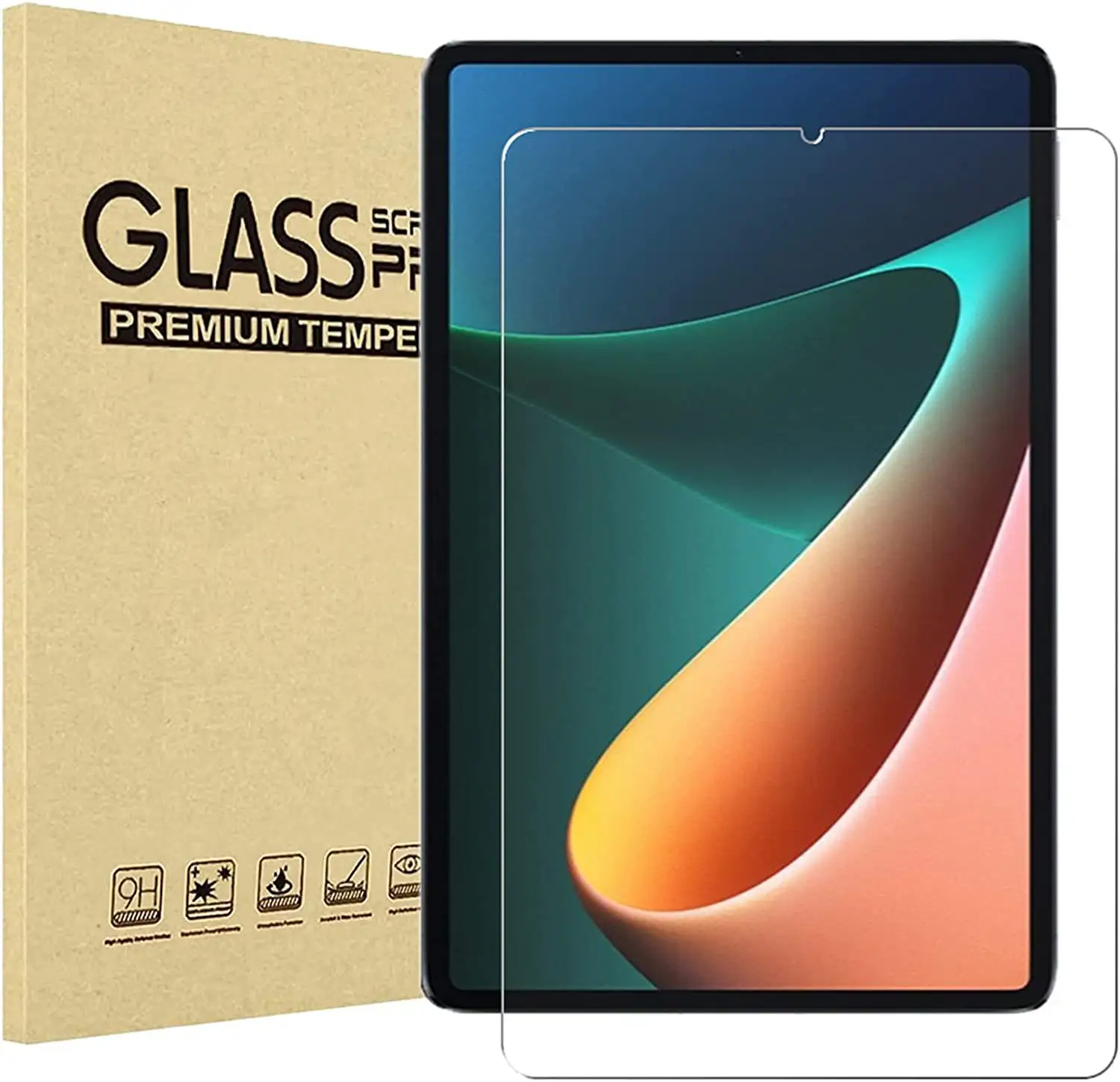 Anti-Shock High Transparent Best Tempered Glass Screen Protector For Ipad 10.2 Inch Tablet Pro 12.9 Laptop 7 8 9 Generation