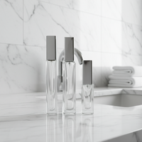 Mini flacon de parfum en verre rechargeable portable 5ml 10ml 15ml Atomiseur de parfum format voyage