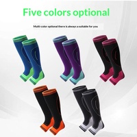 Manchons de compression antidérapants respirants pour mollets, pour adultes, sportifs, basketball, course à pied, marathon, fitness, avec logo