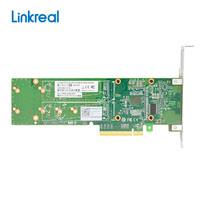 PCIe adaptor saklar ekspansi M.2 NVMe, 3.0 X8 ke 2-port
