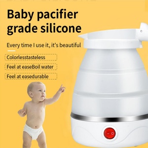 Foldable and Portable Silicon <b>Kettle</b> <b>Small</b> Appliances Travel Collapsible Premium for Boiling Water Water Boiling Pot - Product Image 5