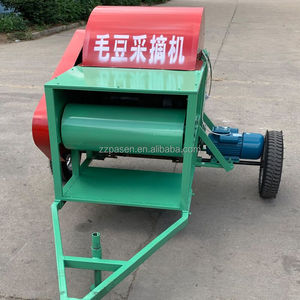 Machine à cueillir les haricots verts Zhengzhou Pasen, nouvelle conception, moteur/essence, capacité de 500 kg/h, cueilleuse de haricots edamame - Product Image 6