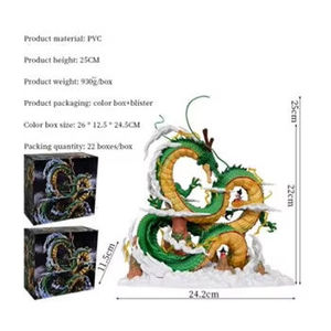 Figura de Acción de PVC de 25 CM, Shenron con <span class=keywords><strong>Goku</strong></span>, Estatua de Anime de Dragon Ball Z - Product Image 3