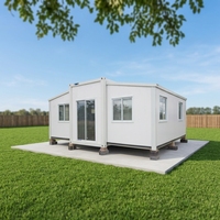 Maison conteneur extensible à double aile 20FT/40FT, design contemporain – Bureau modulaire portable pour chambre, hôtel, salle de bain