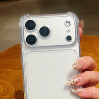 Funda Protectora para Teléfono de PC y TPU Transparente, Anti-rayones, Anti-amarillamiento, Resistente a Impactos, Venta Directa de Fábrica, para iPhone 17 16 15 14 12 Pro Max