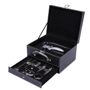 Ensemble cadeau de luxe personnalisé en gros, <span class=keywords><strong>tire</strong></span>-<span class=keywords><strong>bouchon</strong></span> électrique pour bouteille de vin, design classique en plastique - Product Image 1