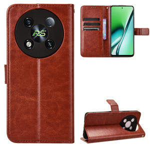 Funda de teléfono de cuero con diseño de Caballo loco para itel RS4 - Product Image 6